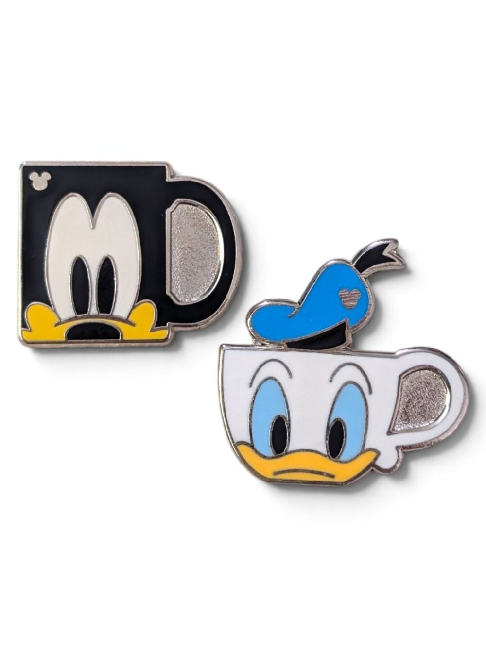 Donald Duck and Goofy Disney Pins: Best Friends Coffee Mugs